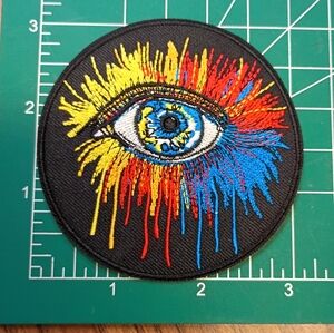 2/$10 Colorful Eye Artistic Embroidered Patch